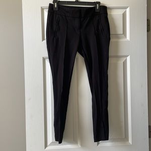Ann Loft Black Ankle Cigarette Pants